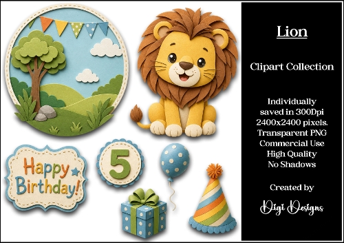 Lion Clipart Collection PNG 