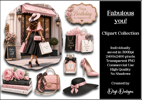 Fabulous You Clipart Collection PNG 