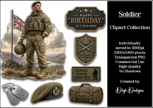 Soldier Clipart Collection PNG 