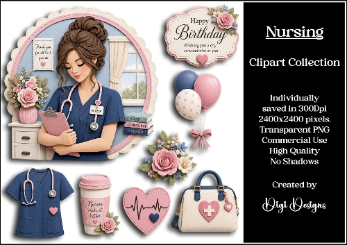 Nursing Clipart Collection PNG 