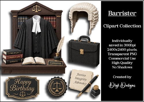 Barrister Clipart Collection PNG 