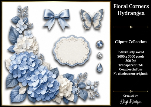 Hydrangea 2 Clipart Collection PNG