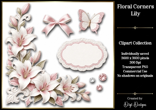 Lily 1 Clipart Collection PNG