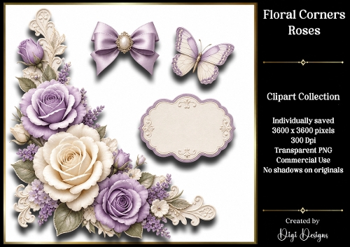 Roses 13 Clipart Collection PNG