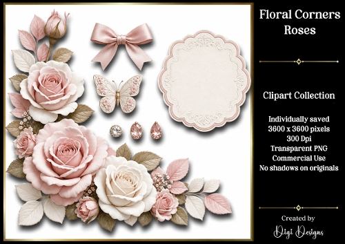 Roses 19 Clipart Collection PNG