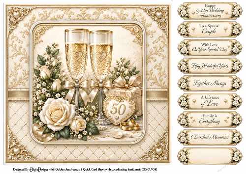 Golden Anniversary - Quick Card