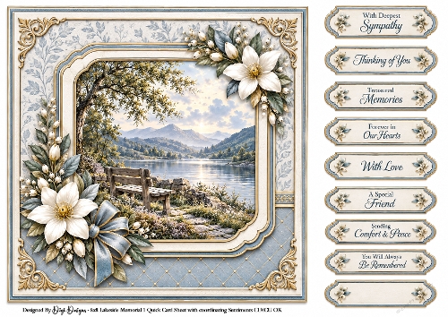 Lakeside Memorial Sympathy - Quick Card