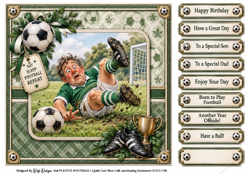 Playful Football 1 - Quick Card 