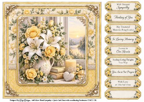 Yellow Sympathy 1 - Quick Card 