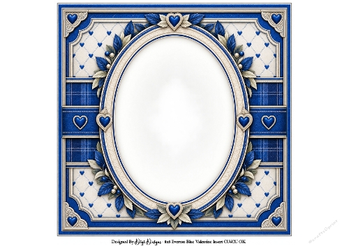 8x8 Everton Valentines Day Blank Inserts