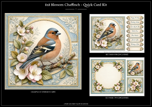 Chaffinch - Quick Card Kit 