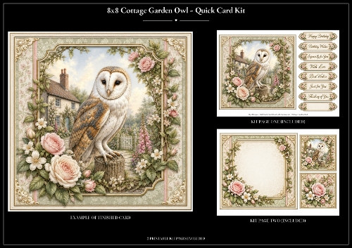 Garden Owl - Quick Card Kit 
