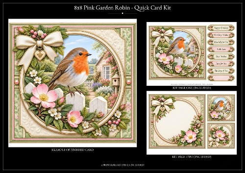 Garden Robin - Quick Card Kit 