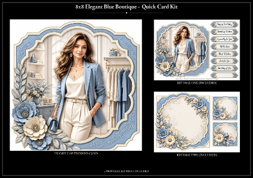 Blue Boutique - Quick Card Kit 
