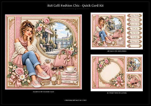 Parisian Cafe - Quick Card Kit 