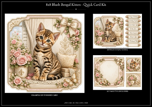 Bangal Cat  - Quick Card Kit 