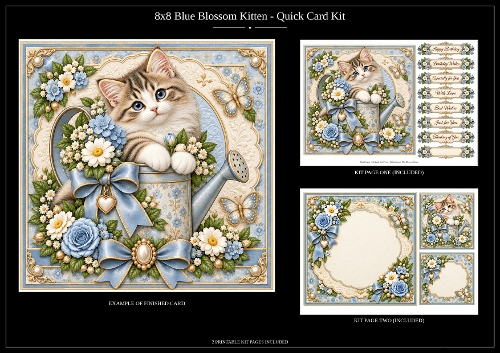 Blue Blossom  - Quick Card Kit 