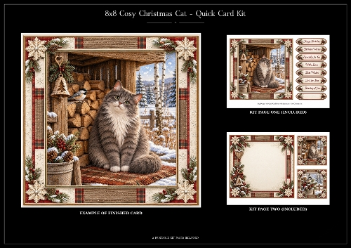 Cozy Cats 2 - Quick Card Kit 
