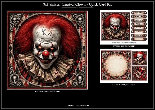Sinister Clown - Quick Card Kit 