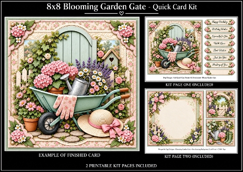 Blooming Garden 1 - Quick Card Kit 