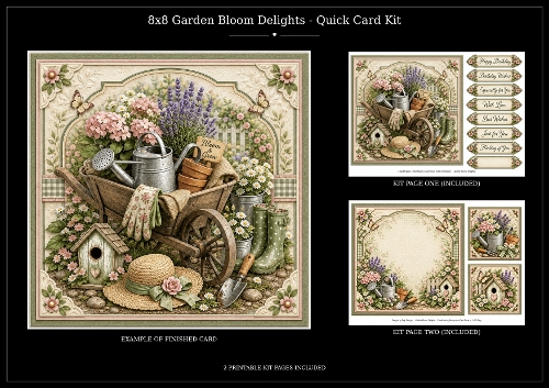 Garden Bloom - Quick Card Kit 