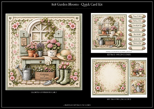 Garden Blooms - Quick Card Kit 