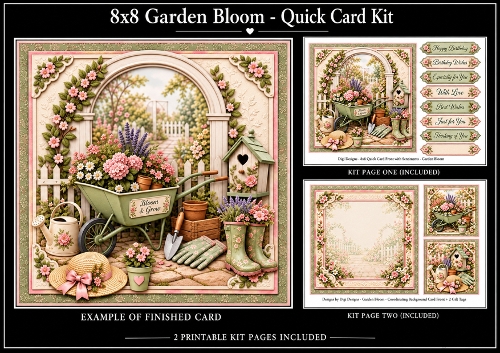 Garden Blossom - Quick Card Kit 