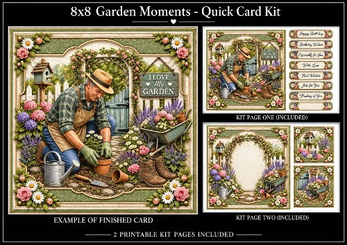Vintage Garden - Quick Card Kit 