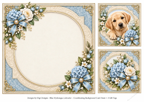 8x8 Labrador Blank Insert