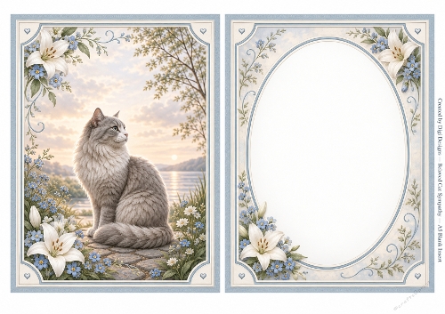 A5 Beloved Cat Blank Insert 