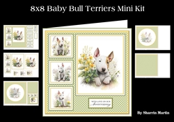 8x8 Little Bull Terriers Mini Kit - x5 A4 sheets