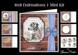 8x8 Dalmations 1 Mini Kit - x6 A4 sheets