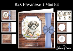 8x8 Havanese 1 Mini  Kit - x6 A4 sheets 