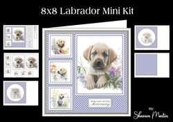 8x8 Baby Labrador Mini Kit - x5 A4 Sheets 