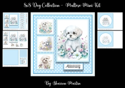 8x8 Maltese Mini Kit - x5 A4 Sheets 