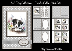 A5 Border Collie Mini Kit - x6 A4 sheets