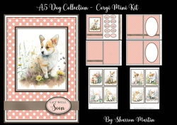 A5 Corgi Mini Kit - x6 A4 sheets