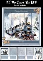 8x8 Polar Express Bookmark Panel Mini Kit - x5 A4 Sheets 