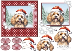 6x6 Have a Cavapoo Christmas Design 8