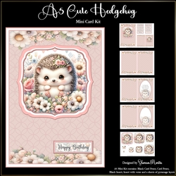 A5 Cute Hedgehogs 1 Mini Kit 