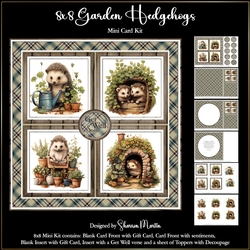 8x8 Garden Hedgehogs Mini Kit