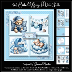 8x8 Cute lil Guy Mini Kit - x6 A4 Sheets
