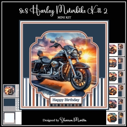 8x8 Harley Motobikes Mini Kit 2 - x9 A4 Sheets