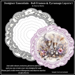 8x8 Frames and Pyramage Layers 1 - Mini Kit