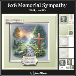 8x8 Memorial Garden Mini Pyramid Kit - x5 A4 Sheets