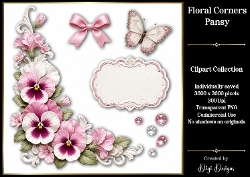 Pansy 1 Clipart Collection PNG