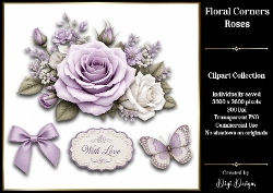Roses 10 Clipart Collection PNG