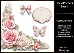 Roses 14 Clipart Collection PNG