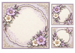 Lavender Boutique Blank Insert