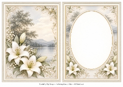 A5 Lily Lake Blank Insert